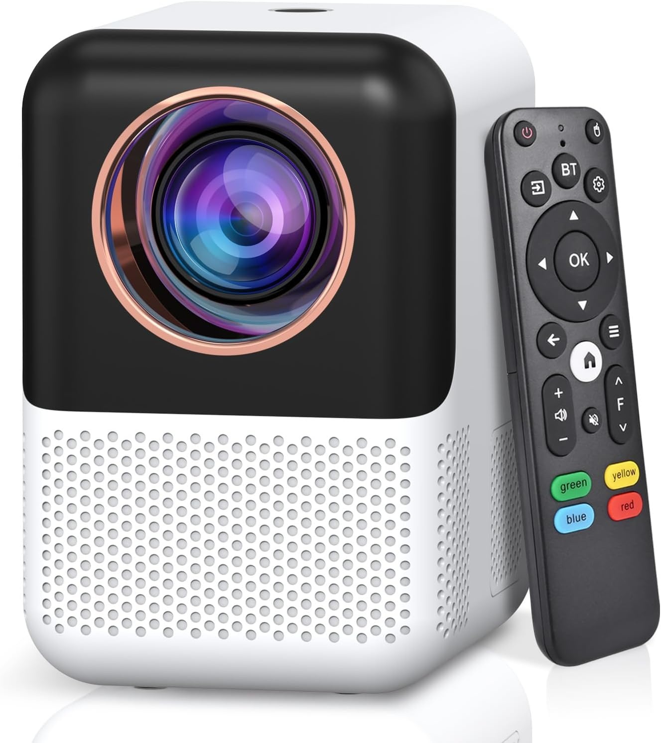 COMAOGO X10 Mini Smart Beamer - Full HD 1080p, WiFi, Bluetooth, Netflix & Android 10.0 - Zwart