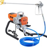 VEVOR 1500W Airless Paint Sprayer 3000PSI Paint Sprayers for DIY Painting Projects Outdoor and Indoor Houses 1.8L/min with 9M High Pressure Hose