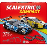 SCALEXTRIC - Compact circuit - Compleet circuit - 2 auto's en 2 afstandsbedieningen inbegrepen - Schaal 1:43 (Set Grand Challenge)