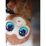Just Play Pluche interactieve aap Peanut Furreal, pluche aap, 38 cm hoog met geluidsfuncties, speelgoed voor kinderen vanaf 4 jaar