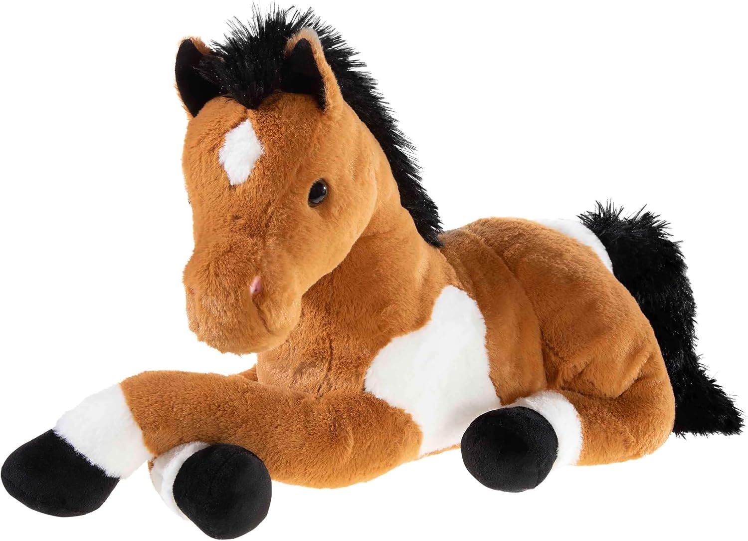 Pluche Paard Liggend Bruin 50 cm - 57% Korting