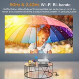 Beamer Thuisbioscoop 1080p Full HD met 20.000 Lumen - Wit Zwart - 35% Korting