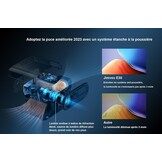 [AI Auto Focus + Auto Lens Cap] Videoprojector WiFi Bluetooth, 28.000L 850ANSI Retroprojector 4K ondersteuning, Jimveo 1080p Full HD-projector, draagbare projector, auto 4P/6D keystone correctie, 50%