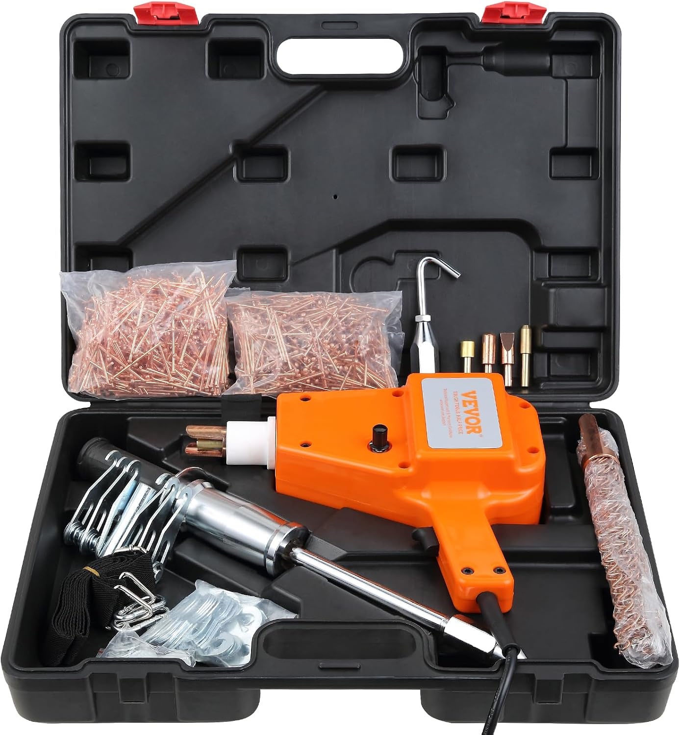 VEVOR 800VA Body Repair Puller Kit for Dent Removal Spot Welder 32 x 24 cm, Dent Repair Tools for Truck Body