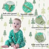 Baby Pyjama Onesie Unisex Kerst 0-24m 2-Pack Lange Mouwen Bamboevezel