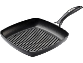Grillpan 27x27 cm Blauw met Antiaanbaklaag - 81% Korting