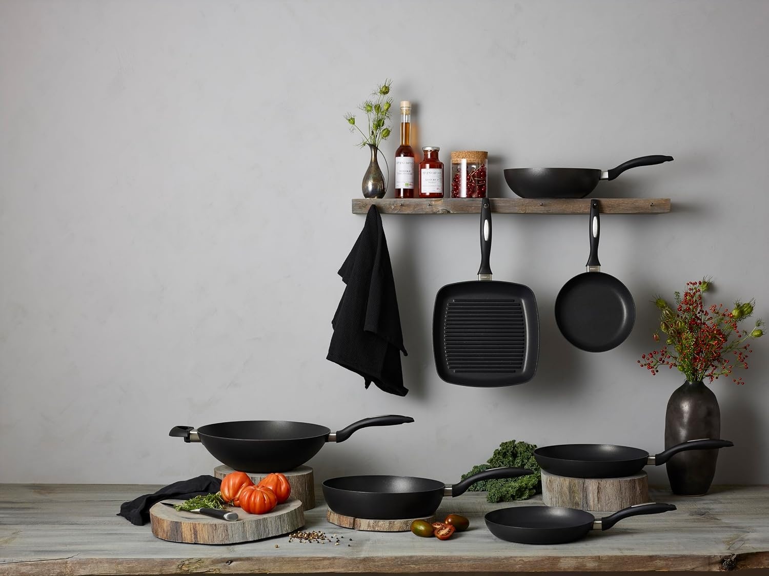 Grillpan 27x27 cm Blauw met Antiaanbaklaag - 81% Korting