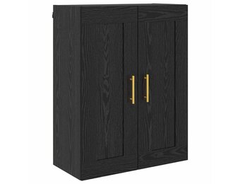 VidaXL Wandkast Zwart Eiken 69,5x34x90cm - 34% Korting