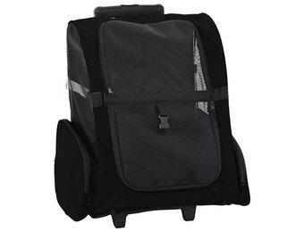 VidaXL Huisdierentrolley 3-in-1 Zwart - 34% Korting