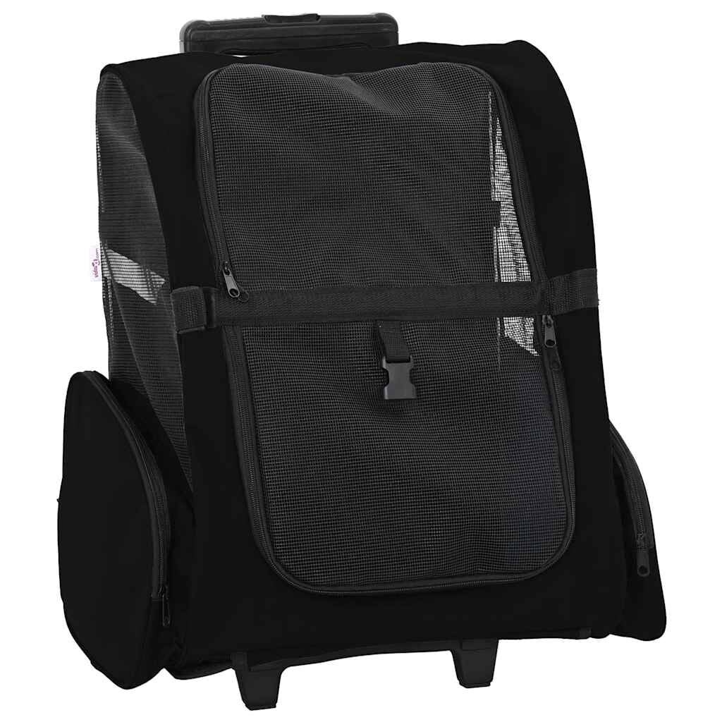 VidaXL Huisdierentrolley 3-in-1 Zwart - 34% Korting