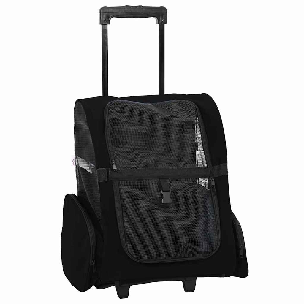 VidaXL Huisdierentrolley 3-in-1 Zwart - 34% Korting