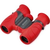 KODAK BCS100 Kinder Verrekijker 8x, Compacte en Ergonomische Verrekijker, Zachte Rubberen Bekleding, Draagriem en Opberghoes Inbegrepen - Rood, Ideaal voor Jongens en Meisjes van 3 tot 12 Jaar, Buitenspellen en Observatie