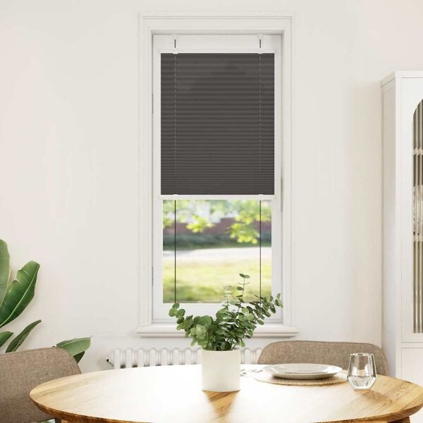 Plissé Rolgordijn Polyester Zwart 50x100cm - 32% Korting