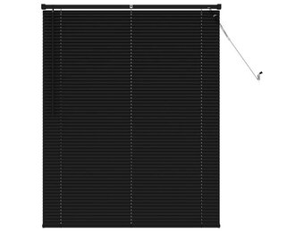 vidaXL Venetiaanse jaloezie Zwart 150x120cm - PVC met 33% korting