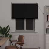 vidaXL Venetiaanse jaloezie Zwart 150x120cm - PVC met 33% korting