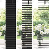 vidaXL Venetiaanse jaloezie Zwart 150x120cm - PVC met 33% korting