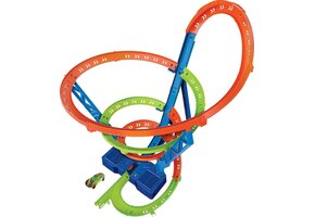 Hot Wheels Racebaan Spiral Speed Crash met 40% Korting | Gemotoriseerd | 3 Crashzones | Vanaf 5 Jaar