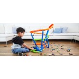 Hot Wheels Racebaan Spiral Speed Crash - Gemotoriseerd, 3 Crashzones - 34% Korting!
