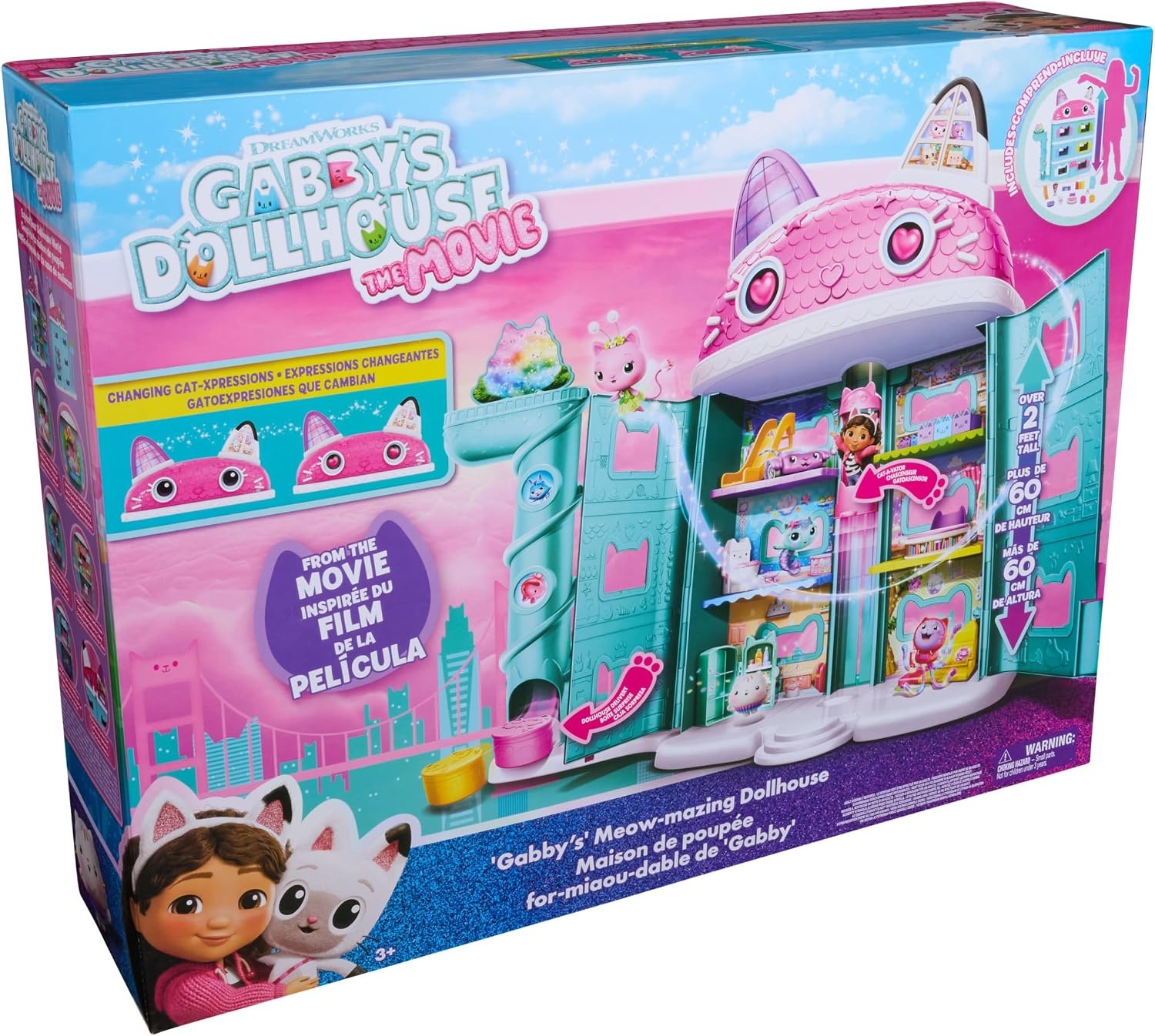Gabby's Poppenhuis De Film: Meer dan 60cm, met Gabby figuur & accessoires - 34% Korting!