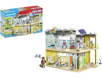 Playmobil Grote School 71327 Speelset met Lift & Interactief Bord - 34% Korting