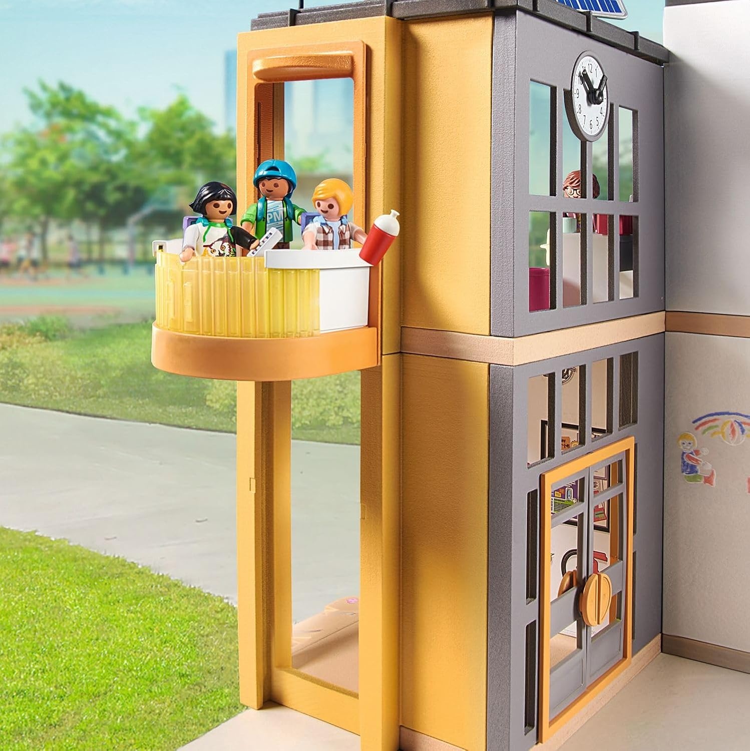 Playmobil Grote School 71327 Speelset met Lift & Interactief Bord - 34% Korting