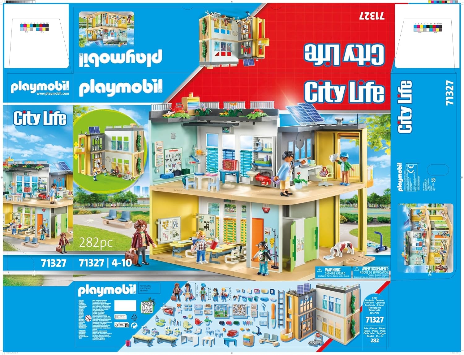 Playmobil Grote School 71327 Speelset met Lift & Interactief Bord - 34% Korting