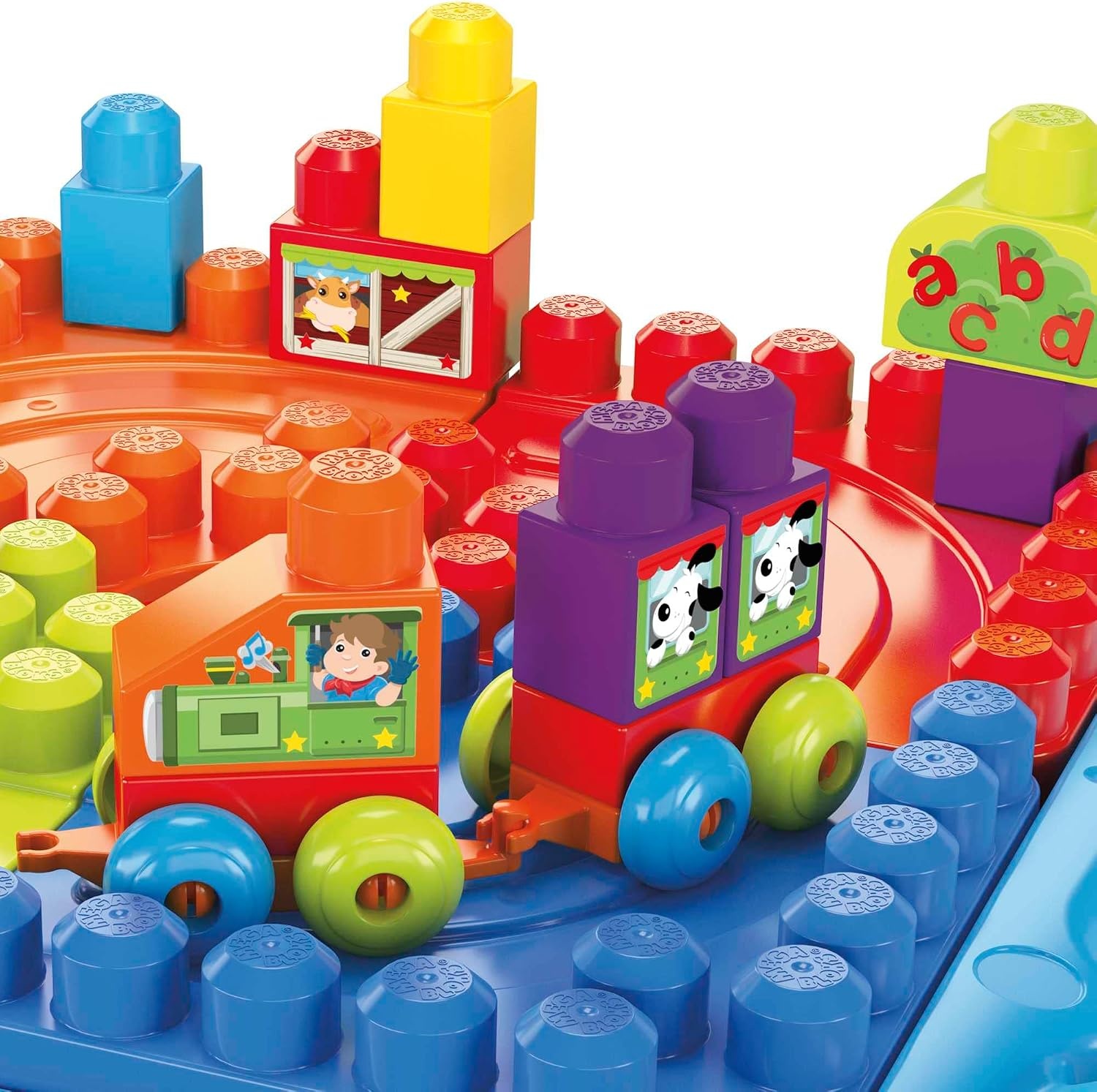 Mega Bloks Bouw- en Leertafel voor Peuters met 30-delige set - 34% Korting