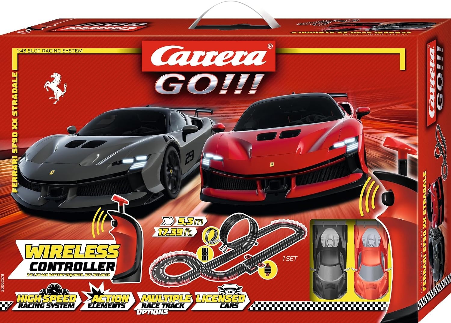 Racebaan Ferrari Supercar Power (1:43) - 34% Korting