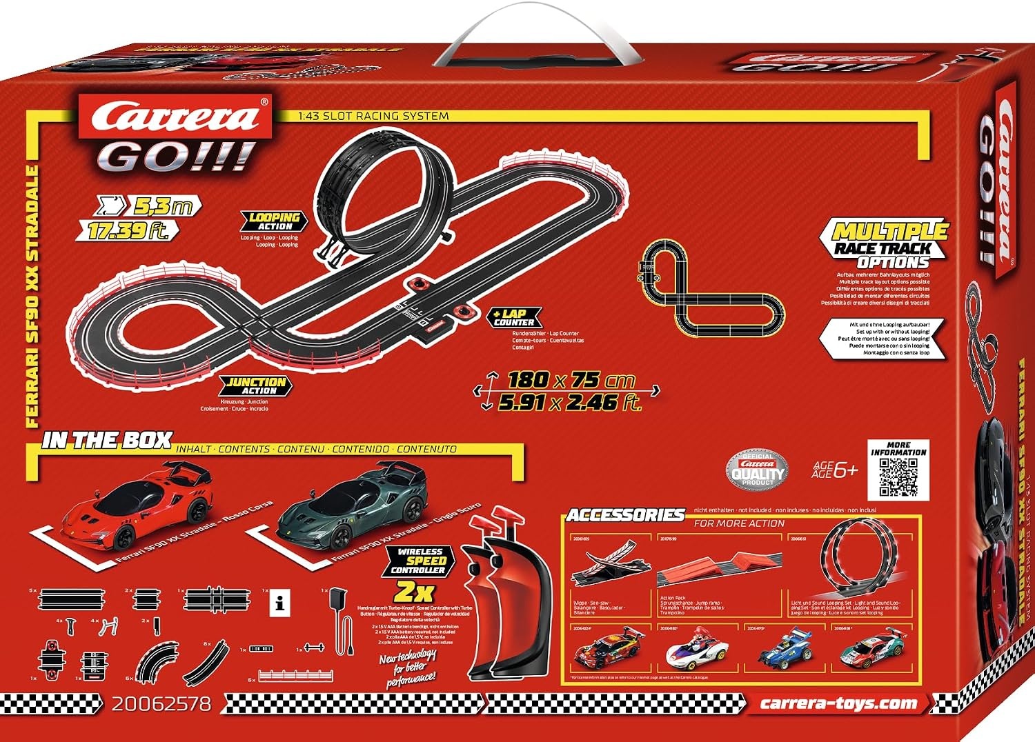 Racebaan Ferrari Supercar Power (1:43) - 34% Korting