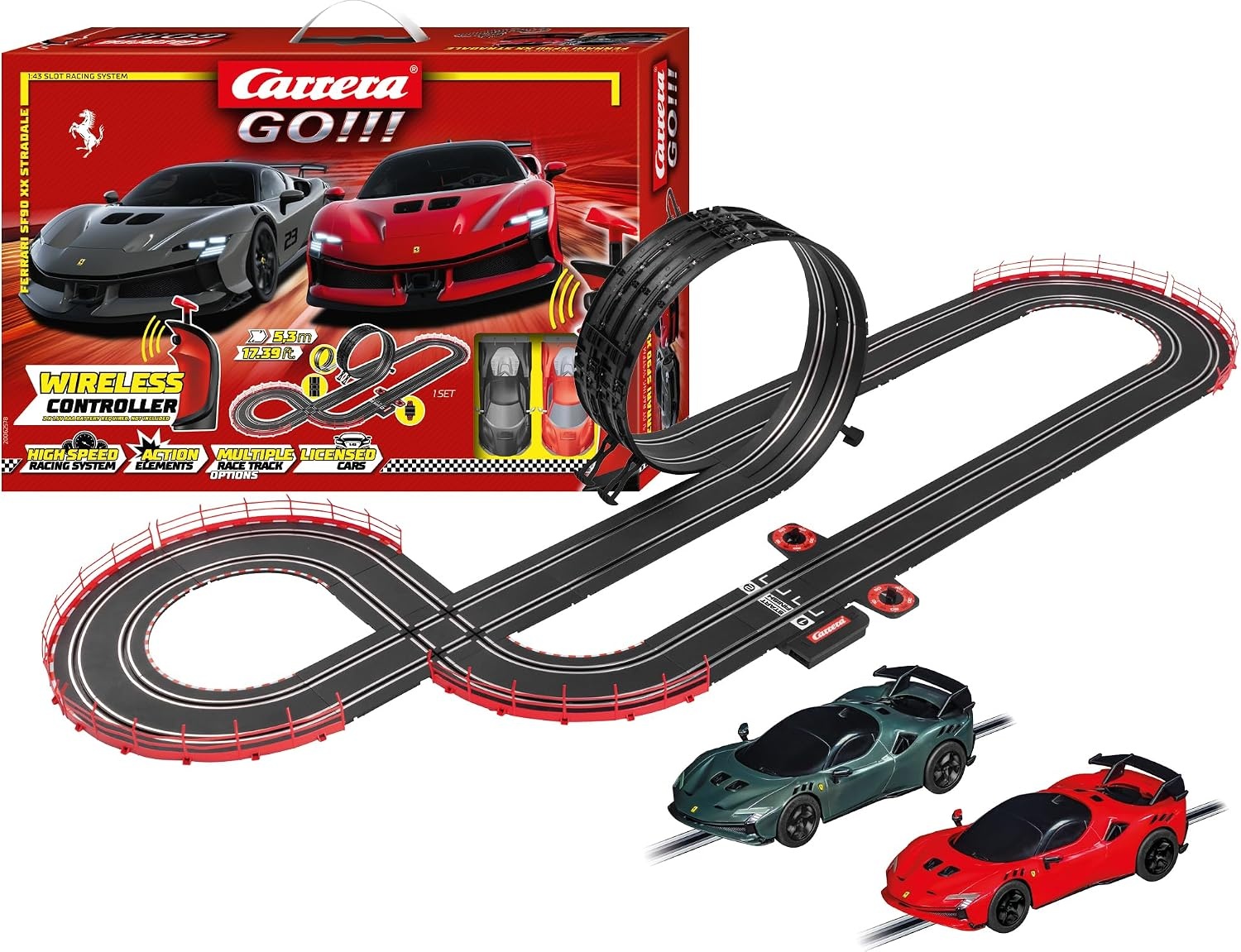 Racebaan Ferrari Supercar Power (1:43) - 34% Korting
