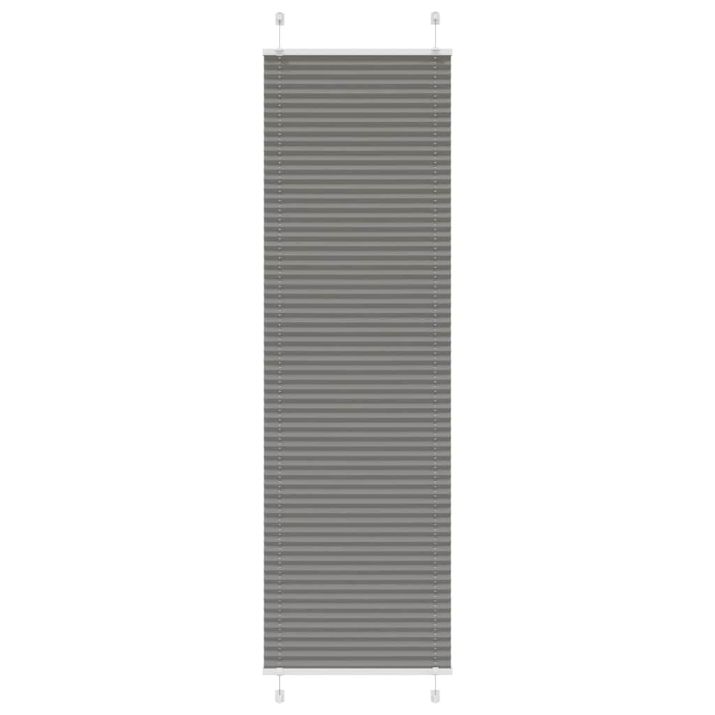 VidaXL Plissé Rolgordijn Antraciet 60x200cm - 33% Korting