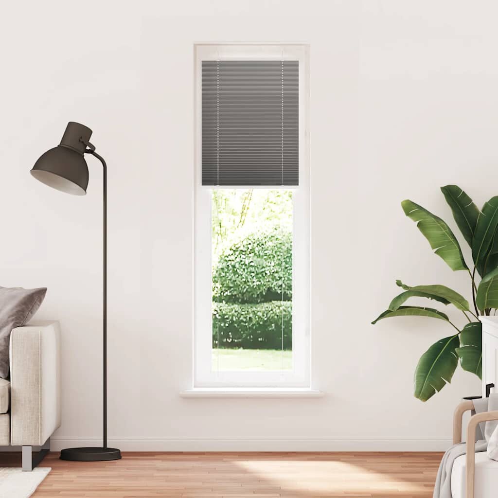 VidaXL Plissé Rolgordijn Antraciet 60x200cm - 33% Korting