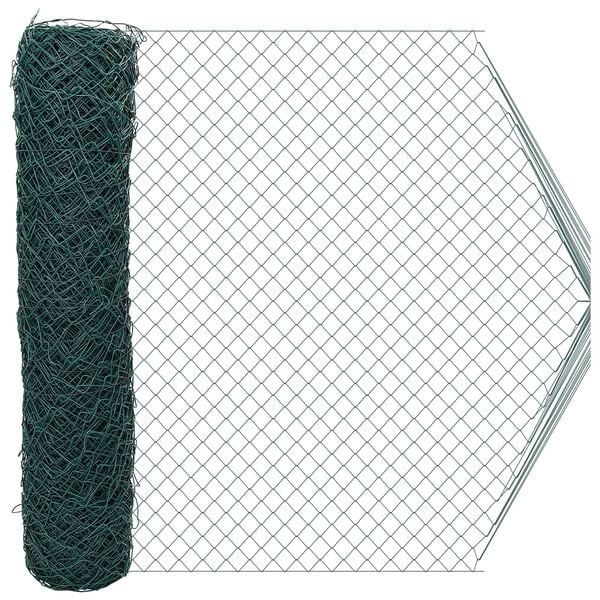 Groen Draadgaashek 2 x 10 m Staal - 34% Korting