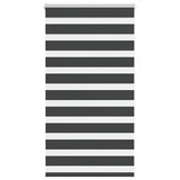 vidaXL Zebra rolgordijn 85x100 cm zwart - 51% korting!