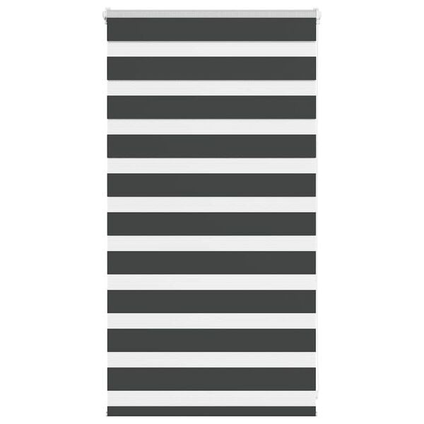 vidaXL Zebra rolgordijn 85x100 cm zwart - 51% korting!