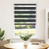 vidaXL Zebra rolgordijn 85x100 cm zwart - 51% korting!