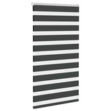 vidaXL Zebra rolgordijn 85x100 cm zwart - 51% korting!