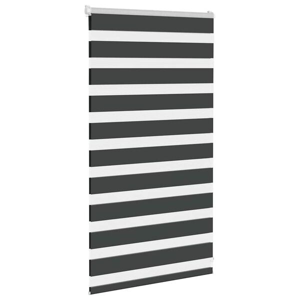 vidaXL Zebra rolgordijn 85x100 cm zwart - 51% korting!