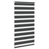 vidaXL Zebra rolgordijn 85x100 cm zwart - 51% korting!