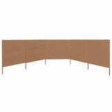 vidaXL Windscherm 5-panelen Taupe 600x160 cm - 34% Korting