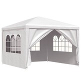 vidaXL Partytent 3x3 m wit met 34% korting