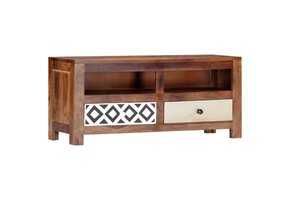 Houten TV-meubel 90x30x40 cm Massief Acaciahout - 47% Korting