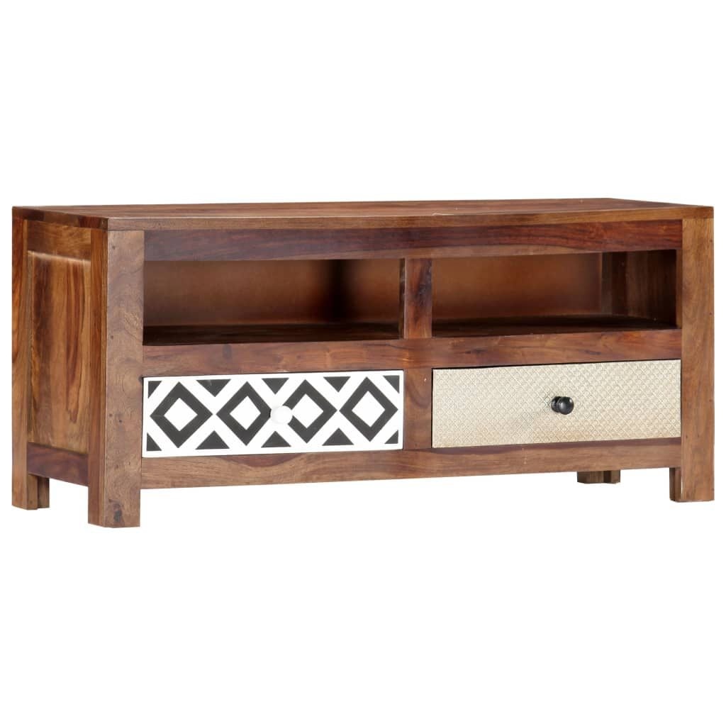 vidaXL TV-meubel 90x30x40 cm Massief Acaciahout - 35% Korting