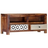 vidaXL TV-meubel 90x30x40 cm Massief Acaciahout - 35% Korting