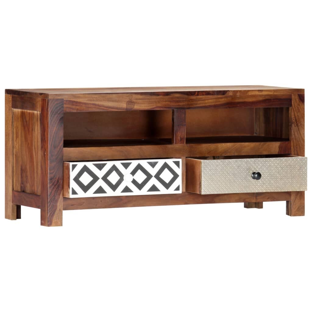 vidaXL TV-meubel 90x30x40 cm Massief Acaciahout - 35% Korting