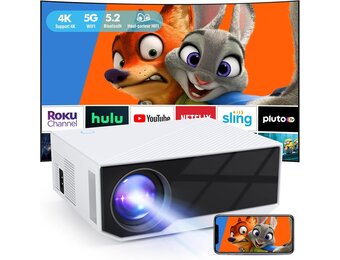 Beamer Full HD 1080P 20.000 Lumen 5G WiFi Thuisbioscoop (35% korting)