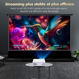 Beamer Full HD 1080P 20.000 Lumen 5G WiFi Thuisbioscoop (35% korting)