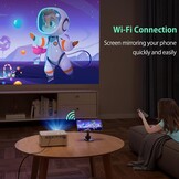 Mini Beamer Full HD 1080P WiFi Bluetooth Geel - 34% Korting