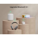 Mini Beamer Full HD 1080P WiFi Bluetooth Geel - 34% Korting