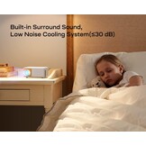 Mini Beamer Full HD 1080P WiFi Bluetooth Geel - 34% Korting